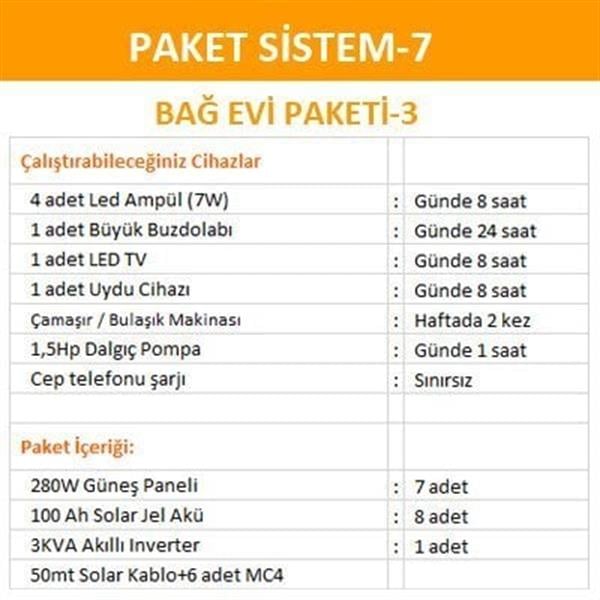 Kampa - Solar Paket Güneş Enerjisi Sistemi Bağ Evi Paketi 3