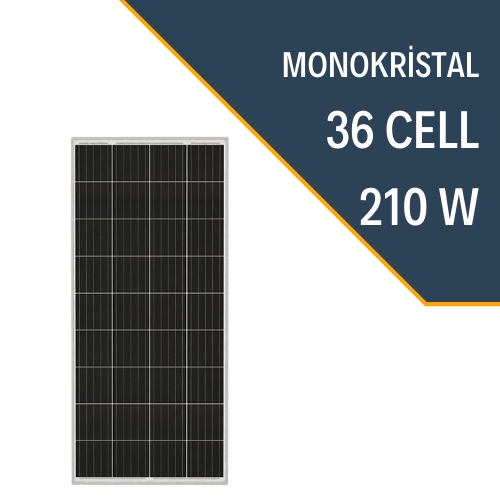 Lexron - 210 Watt Güneş Enerji Paneli, Solar Panel Fiyatları MONOKRİSTAL