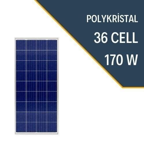 Lexron - Lexron 170 Watt Solar Güneş Enerji Paneli POLYKRİSTAL