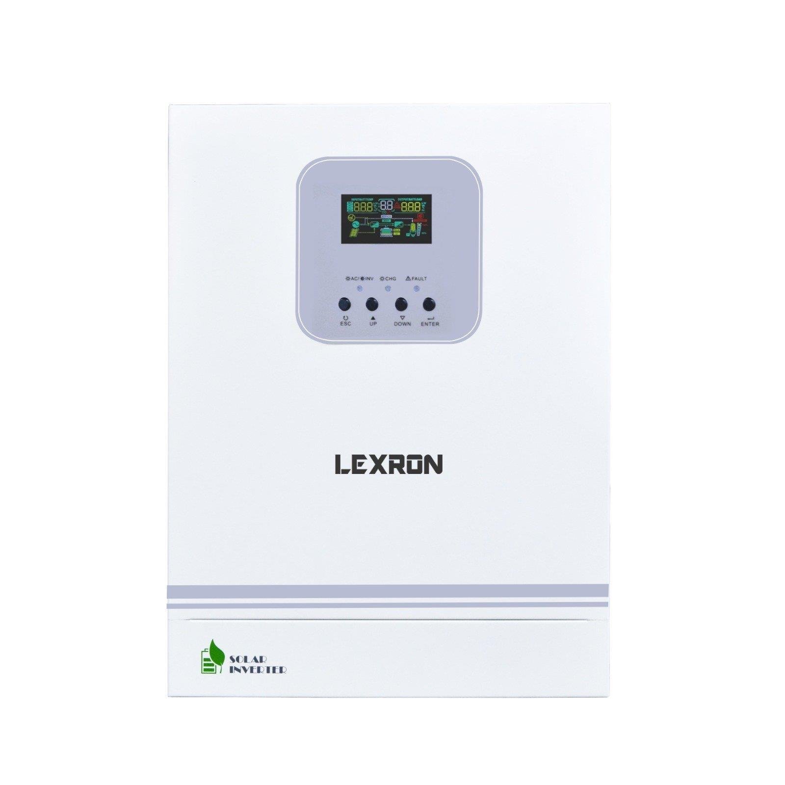 Lexron - LEXRON 3kW MPPT 24Volt Solar Güneş Enerji İnverteri, Akıllı İnverter 3000Watt