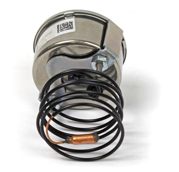 Pakkens - Pakkens Çap 60 0/+160 °C Arkadan Bağlantılı Pano Tip Gazlı Termometre 1mt Pvc Kaplı Kapiler Boyu