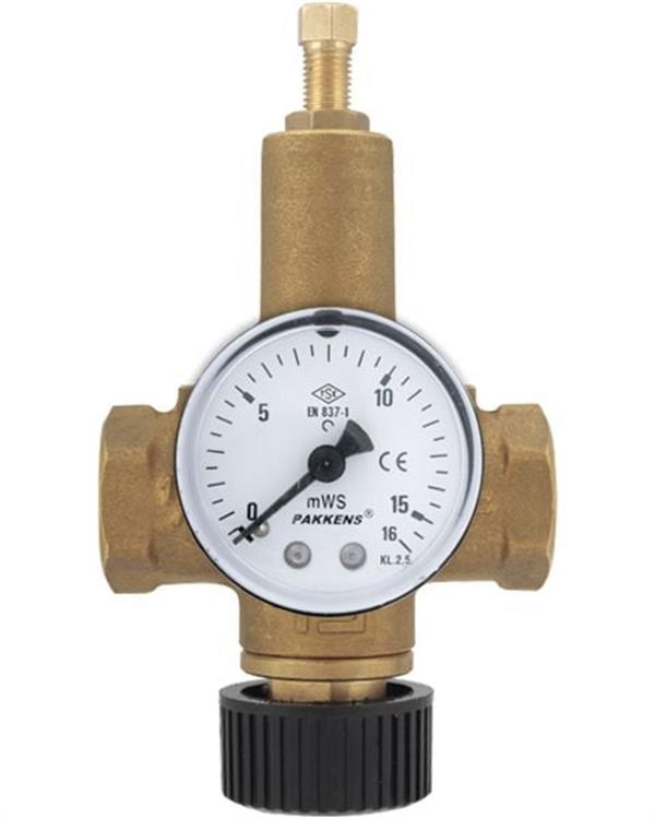 Pakkens - Pakkens Otomatik Kazan Dolum Vanası, Kontrol Vanası, Ayar Vanası Manometreli 1/2''