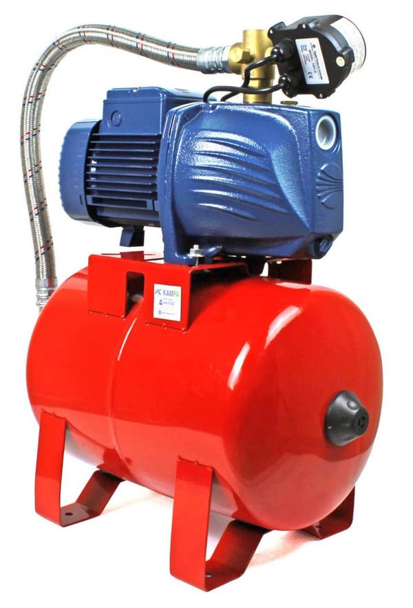 Pedrollo Pompa - Pedrollo JSWm 2AX Dijital Akıllı Paket Hidrofor 6 Kat 10 Daire 50 Litre Tanklı