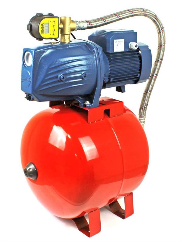 Pedrollo Pompa - Pedrollo JSWm 3BH Dijital Jet Paket Hidrofor 12 Kat 8 Daire 50 Litre Tanklı