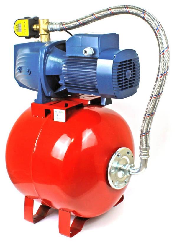 Pedrollo Pompa - Pedrollo JSWm 3BH Dijital Jet Paket Hidrofor 12 Kat 8 Daire 50 Litre Tanklı