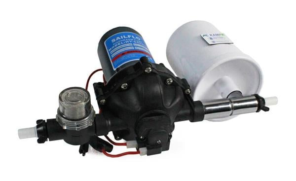 Sailflo - Sailflo 12 Volt 2 Lt Tanklı Otomatik Hidrofor, Tekne, Yat, Karavan Hidroforu Pompası
