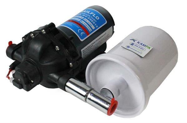 Sailflo - Sailflo 24 Volt 2 Lt Tanklı Otomatik Hidrofor, Tekne, Yat, Karavan Hidroforu Pompası
