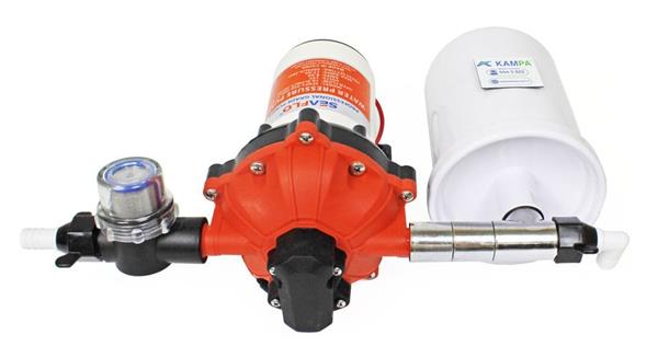 Seaflo - Seaflo 12 Volt 2 Lt Tanklı Otomatik Hidrofor, Tekne, Yat, Karavan Hidroforu Pompası