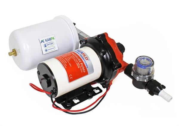 Seaflo - Seaflo 24 Volt 2 Lt Tanklı Otomatik Hidrofor, Tekne, Yat, Karavan Hidroforu Pompası
