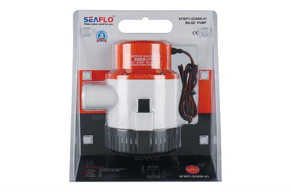 Seaflo - Seaflo SFBP2-G3000-01 Tekne, Yat, Marine Sintine Pompası 24V 3000 gph