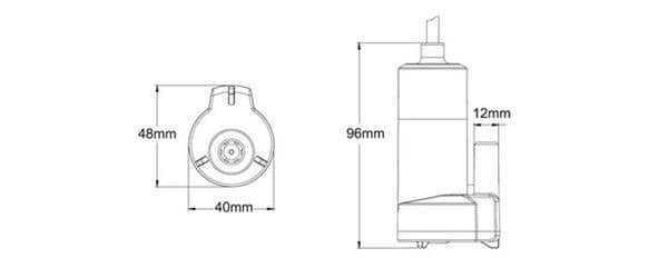 Seaflo - Seaflo SFSP1-L016-01 Sintine Dalgıç Tip Pompa 6 Mt Yükseklik 12 Volt 12 Lt/Dk