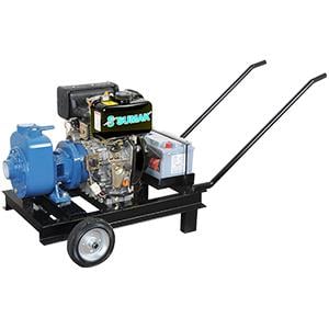 Sumak Pompa - Sumak DSMT 750/3 D Dizel Su Pompası Motopomp,Dizel Drenaj Pompa