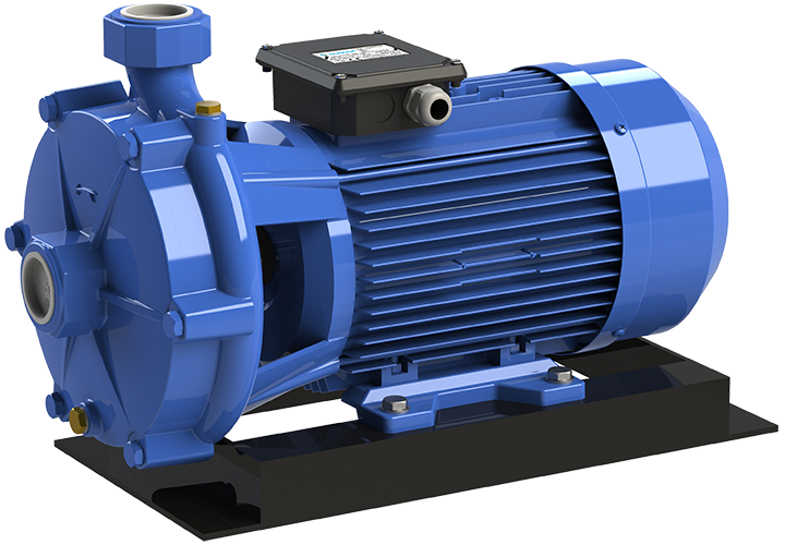 Sumak Pompa - Sumak SMKT 750-S Sıcak Su Çift Kademeli Santrifüj Pompa 90°C 380V 7.5HP