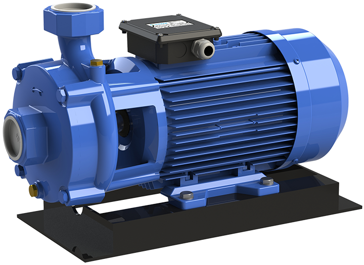 Sumak Pompa - Sumak SMKT550/2-S Sıcak Su Çift Kademeli Santrifüj Pompa 90°C 380V 5.5HP