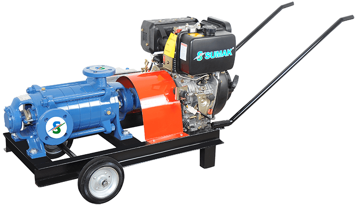 Sumak Pompa - Sumak SYT 32/5 D Dizel Su Motoru Motopomp 7,5 Hp 16m³/h 125mss