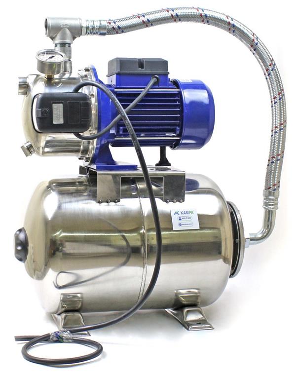 Water Sound - 24 Volt DC Paslanmaz Solar Hidrofor, Paslanmaz Güneş Paneli Hidroforu 3 Kat 3 Daire