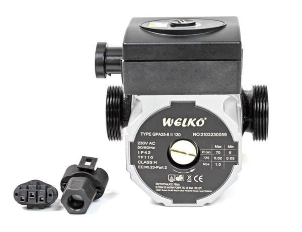 Welko - Welko GPA 25-8 130 mm Frekans Konvertörlü Sirkülasyon Pompası 8 mss 4,2 m3/h