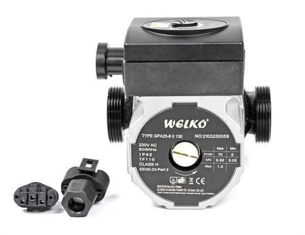 Welko - Welko GPA 25-8 130 mm Frekans Konvertörlü Sirkülasyon Pompası 8 mss 4,2 m3/h