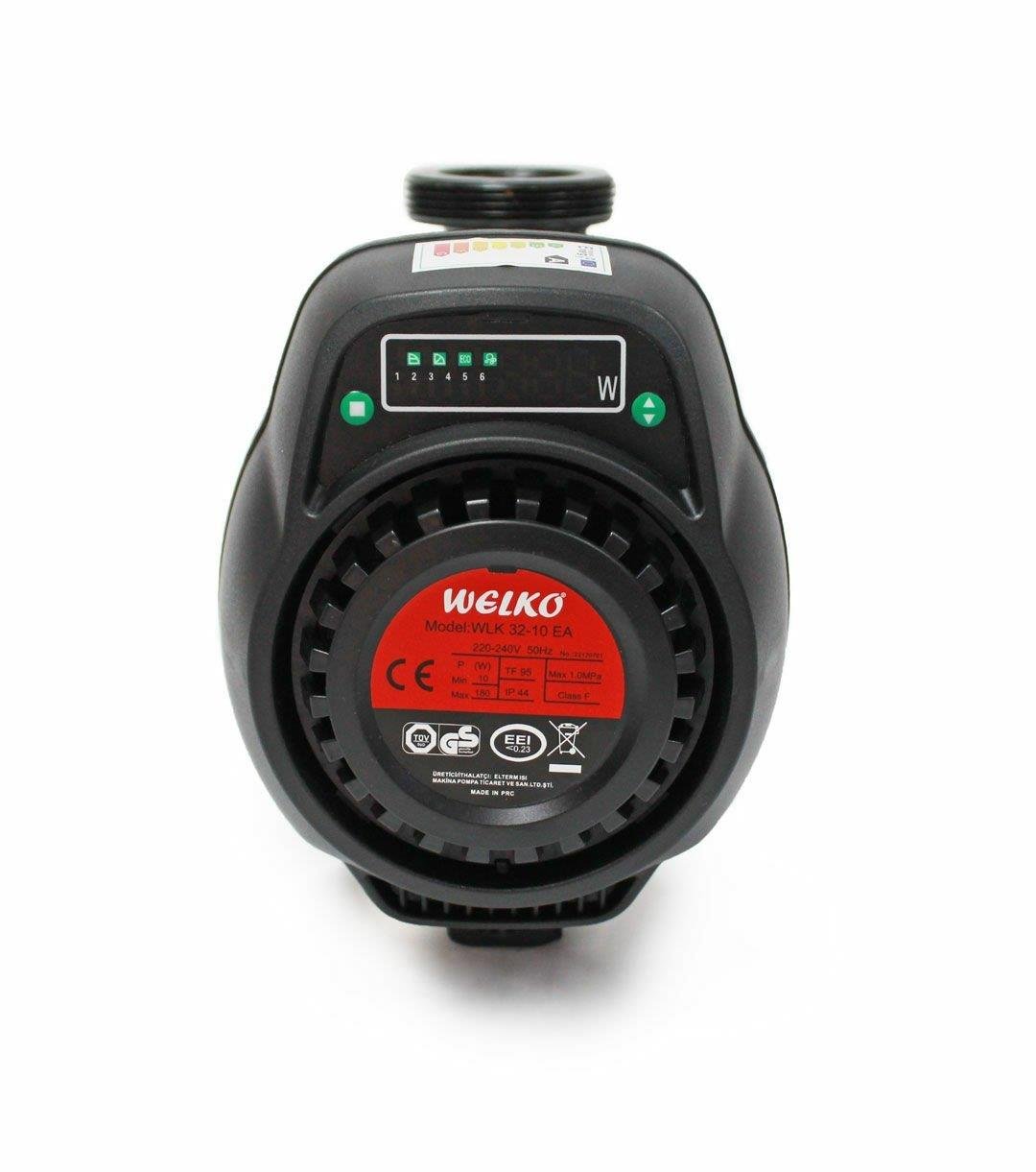 Welko - Welko WLK 32-10 EA 180 mm 60-80.000 Kazan İçin Frekans Konvertörlü Sirkülasyon Pompası 10 mss 9 m3/h