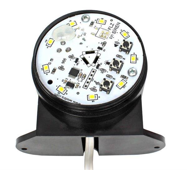 Wieltra - Vinç İkaz Sireni Sesli ve Işıklı 220 Volt, İkaz Lambası