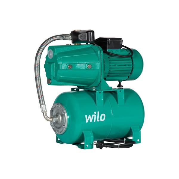 Wilo - Wilo Aqua SPG 25-3.45 Jet Pompalı 25 Lt Tanklı Otomatik Hidrofor 4 Kat 9 Daire, 1Hp 4 Bar