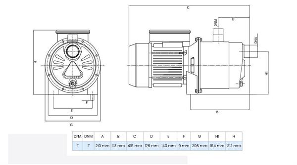 Wilo - Wilo Jet SPS 4-44 Paslanmaz Gövdeli Kendinden Emişli Jet Pompa 1 Hp 44 mss 5 m³/h