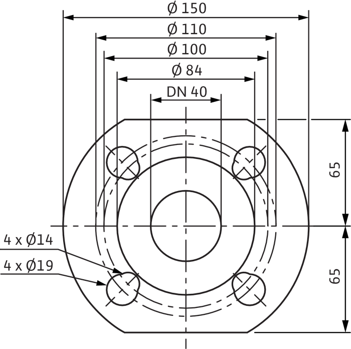 Wilo - Wilo Yonos MAXO 40/0,5-4 Frekans Konvertörlü Sirkülasyon Pompası 5.4 mss  12.7 m³/h