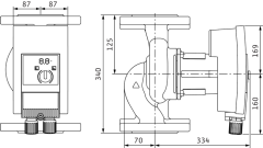 Wilo - Wilo Yonos MAXO 65/0,5-12 Frekans Konvertörlü Sirkülasyon Pompası 11,6 mss  46,2 m³/h