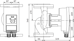 Wilo - Wilo Yonos MAXO 65/0,5-16 Frekans Konvertörlü Sirkülasyon Pompası 17,1 mss  55,5 m³/h