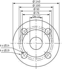 Wilo - Wilo Yonos MAXO-D 32/0,5-11 Frekans Konvertörlü Sirkülasyon Pompası 9,2 mss 13,3 m³/h