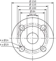 Wilo - Wilo Yonos MAXO-D 40/0,5-12 Frekans Konvertörlü Sirkülasyon Pompası 12,3 mss 22 m³/h