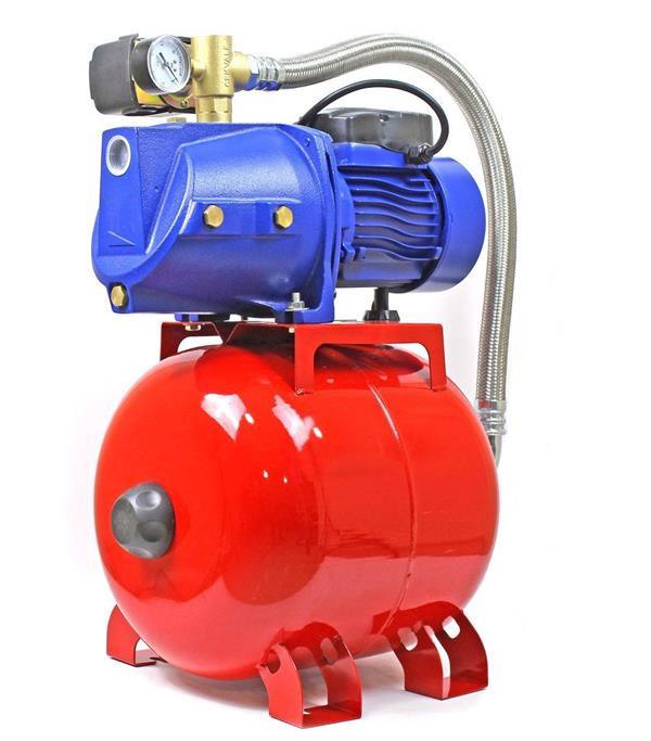 Winpo - Winpo WNP 100 4 Kat 4 Daire Hidrofor, 24 Litre Yatay Tanklı Hidrofor, Ev Tipi Hidrofor