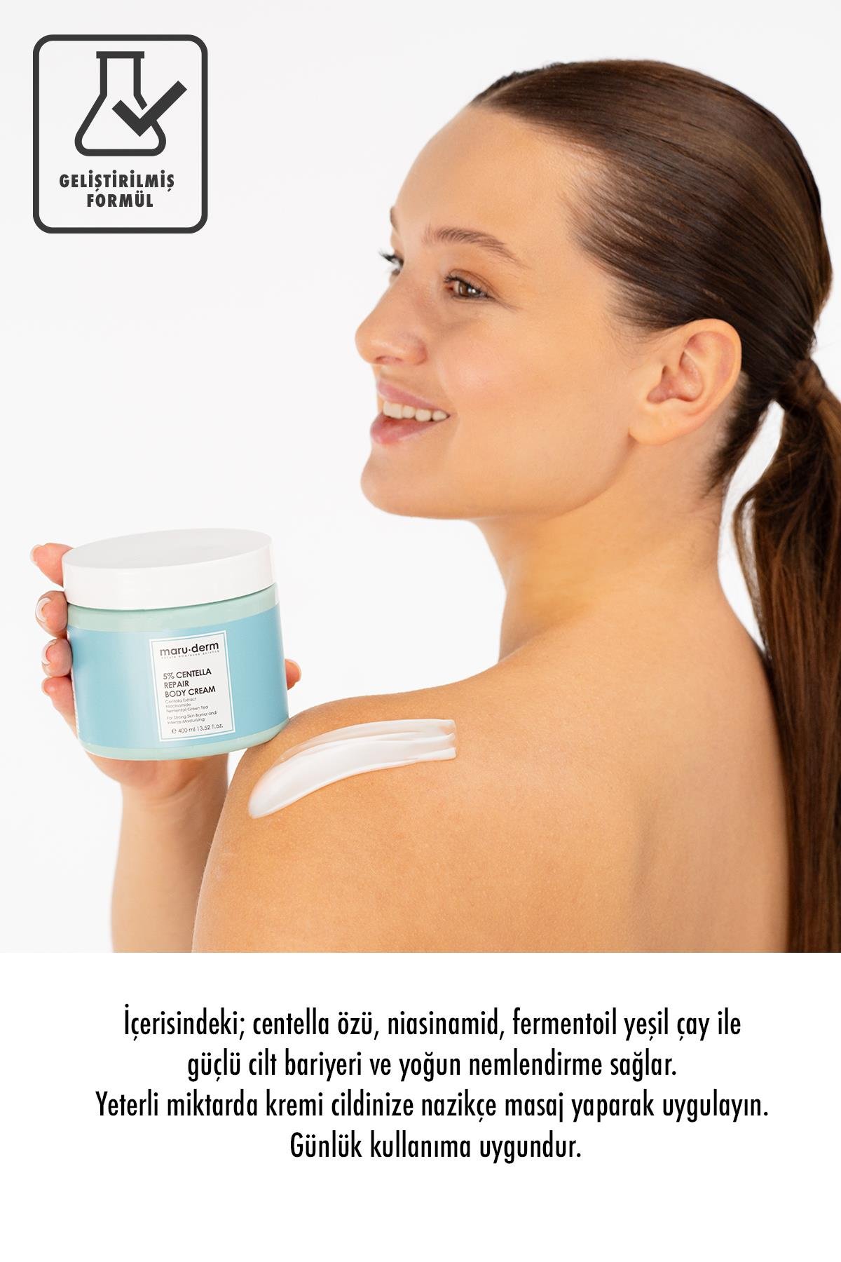 Vücut Kremi | %5 Centella Onarıcı Vücut Kremi 400 ML