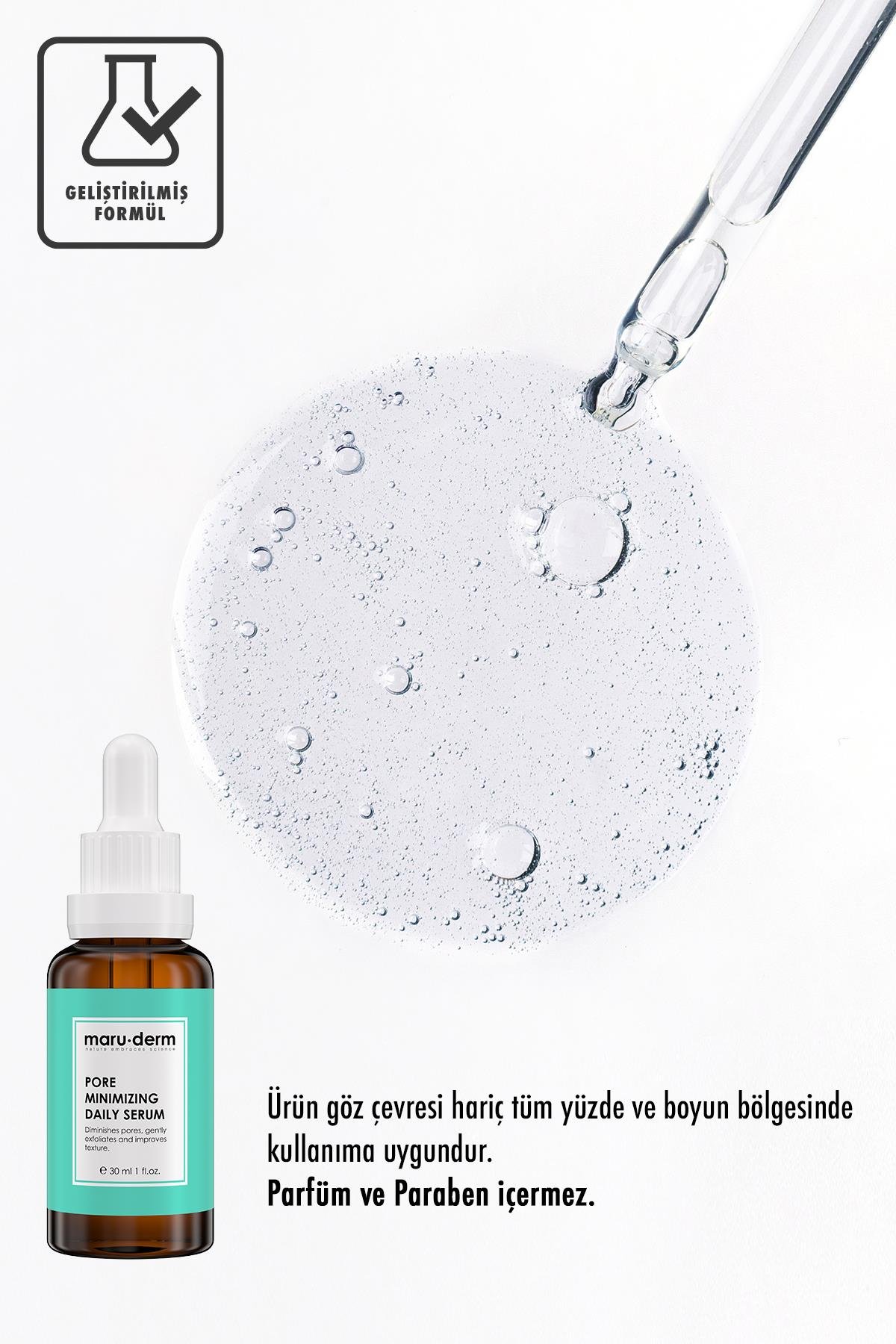 Gözenek Sıkılaştırıcı Bha Ve Peptid Cilt Bakım Serumu 30 Ml