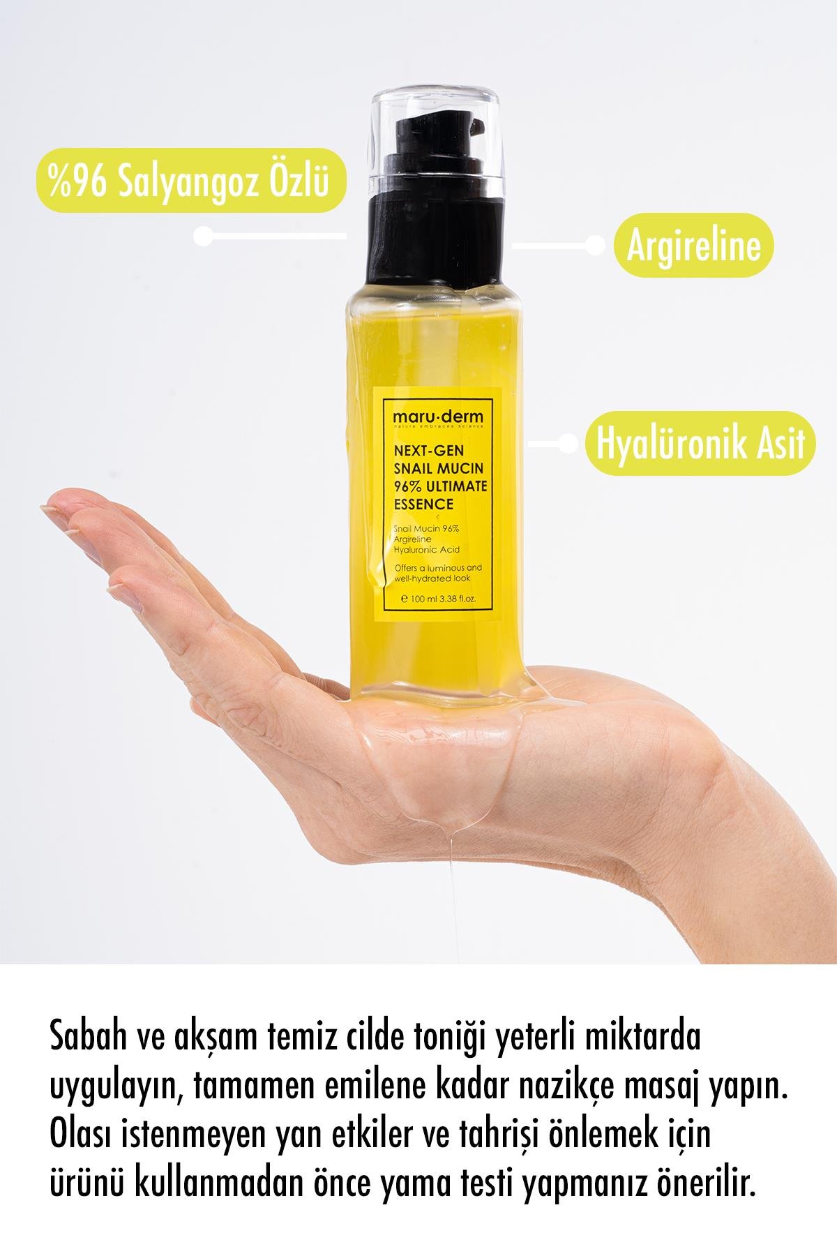 Maruderm %96 Salyangoz Özlü Onarıcı Essence Tonik 100 ML