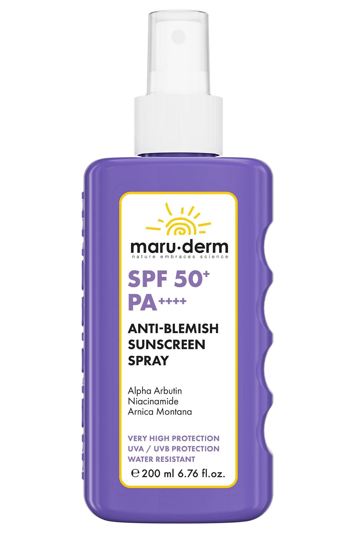 Maruderm SPF 50+ Leke Karşıtı Sprey Güneş Kremi 200 ML