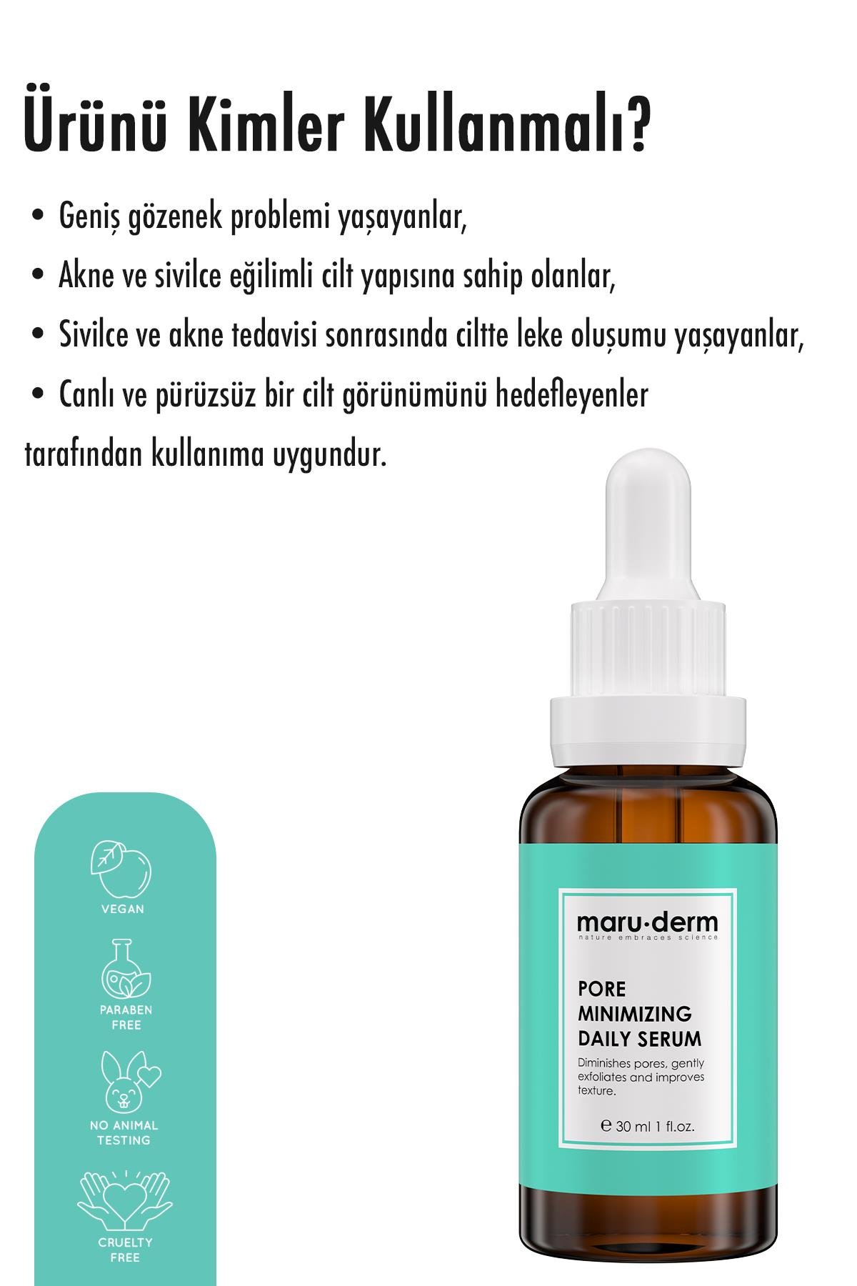 Gözenek Sıkılaştırıcı Bha Ve Peptid Cilt Bakım Serumu 30 Ml