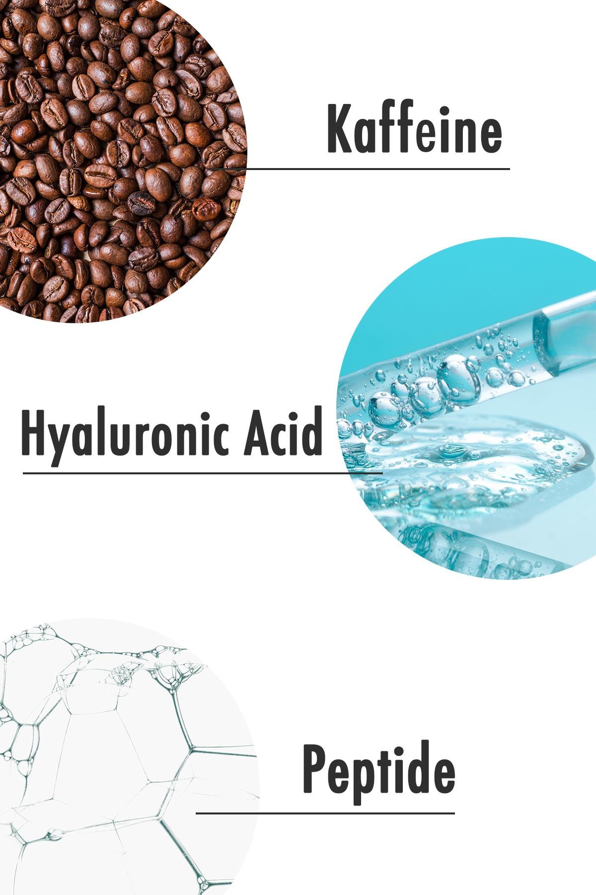 Maruderm Caffeine %5 + Peptides + Hyalüronik Asit Göz Çevresi Serumu 30 ml