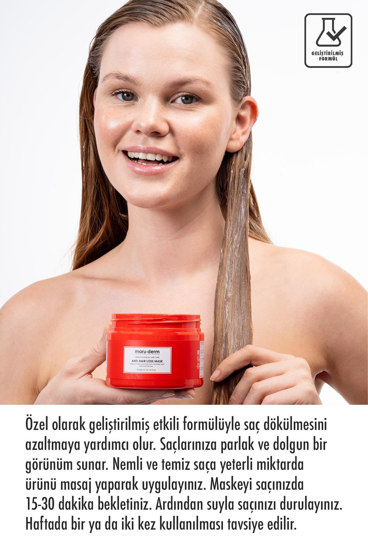 Saç Maskesi | Saç Dökülme Karşıtı Saç Maskesi 300 ML | Tüm Saç Tipleri | Vegan