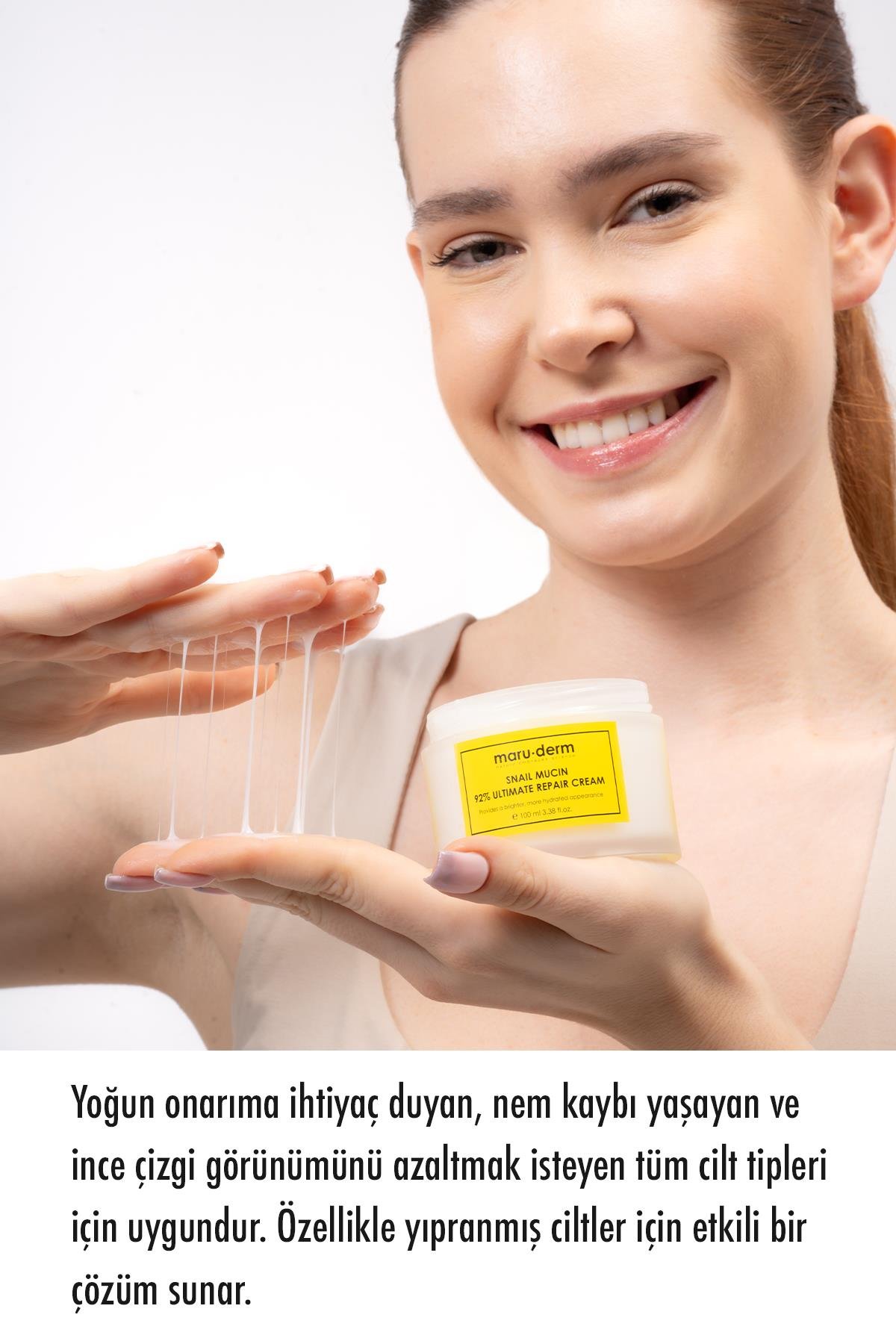 Maruderm %92 Salyangoz Özlü Onarıcı Krem 100 ML