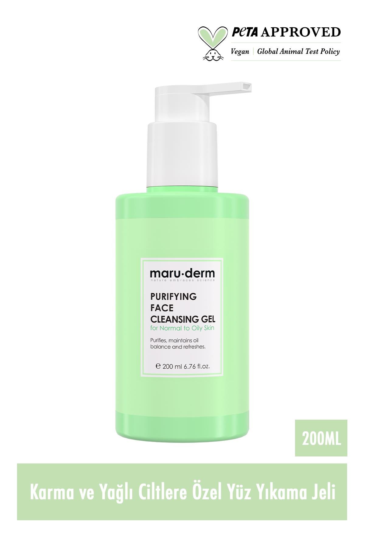 Maruderm Karma Ve Yağlı Ciltlere Özel Salisilik Asit Yüz Temizleme Jeli 200 ml