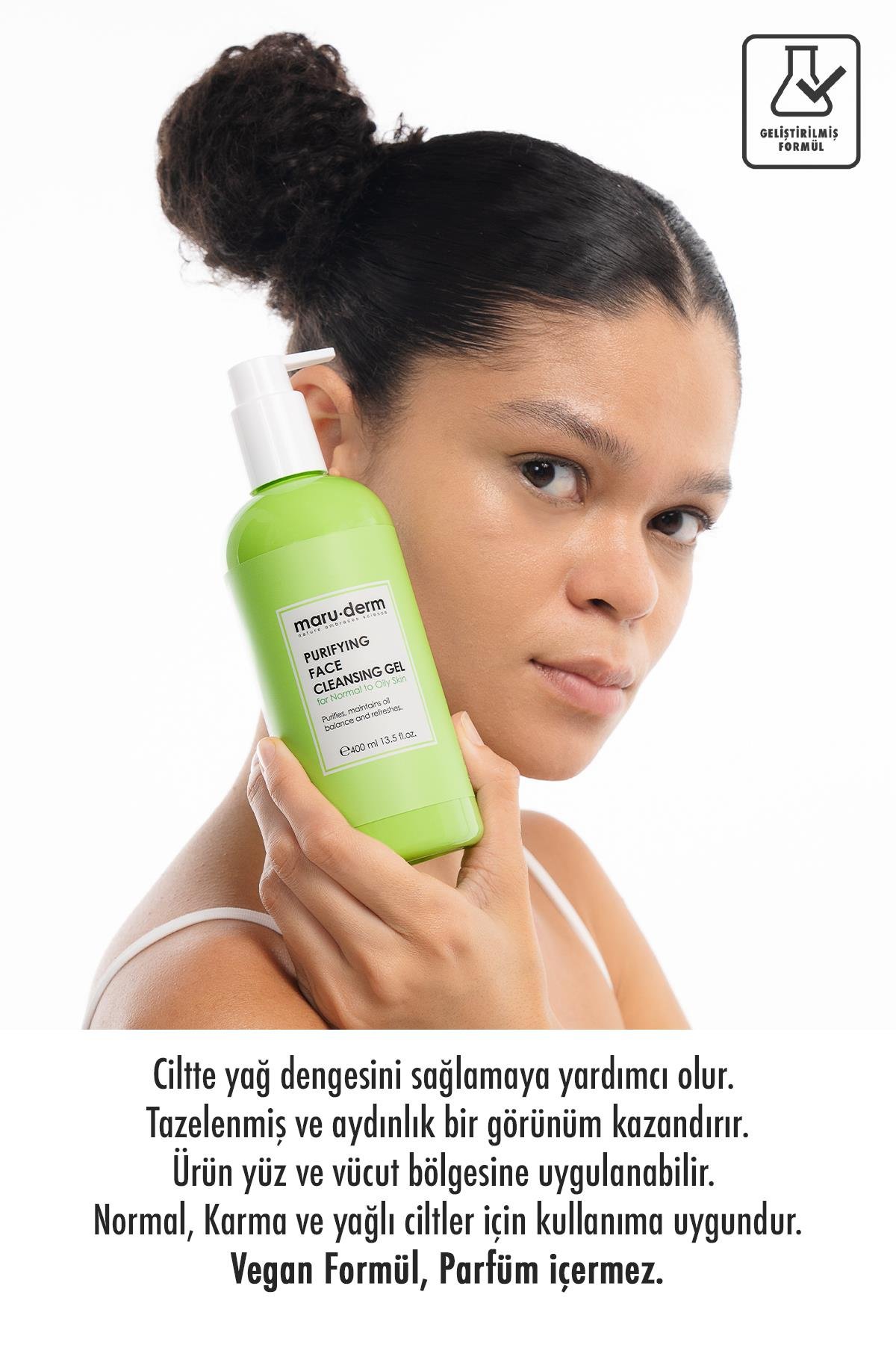 Maruderm Karma Ve Yağlı Ciltlere Özel Salisilik Asit Yüz Temizleme Jeli 400 ml