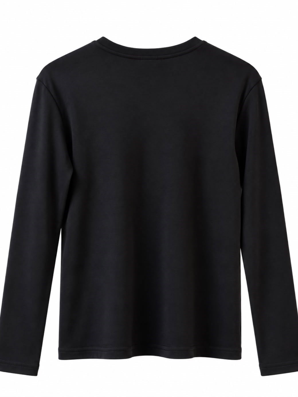 Siyah Basic Bisiklet Yaka T-Shirt
