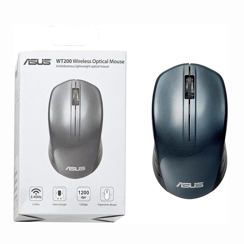 Asus WT200 USB 2.4 ghz Optik Wireless Mouse Siyah