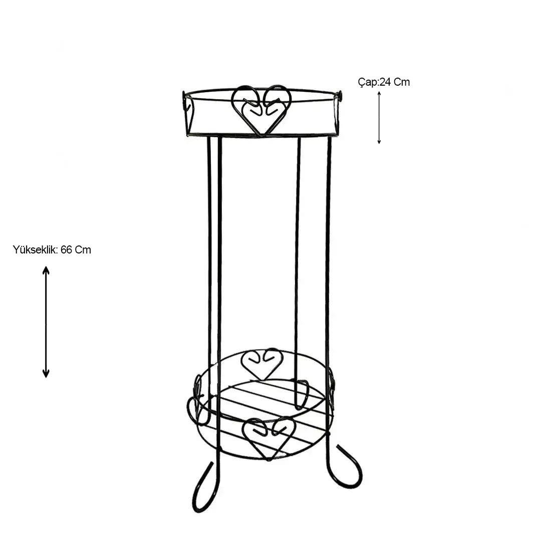 2'li Ferforje Çiçeklik