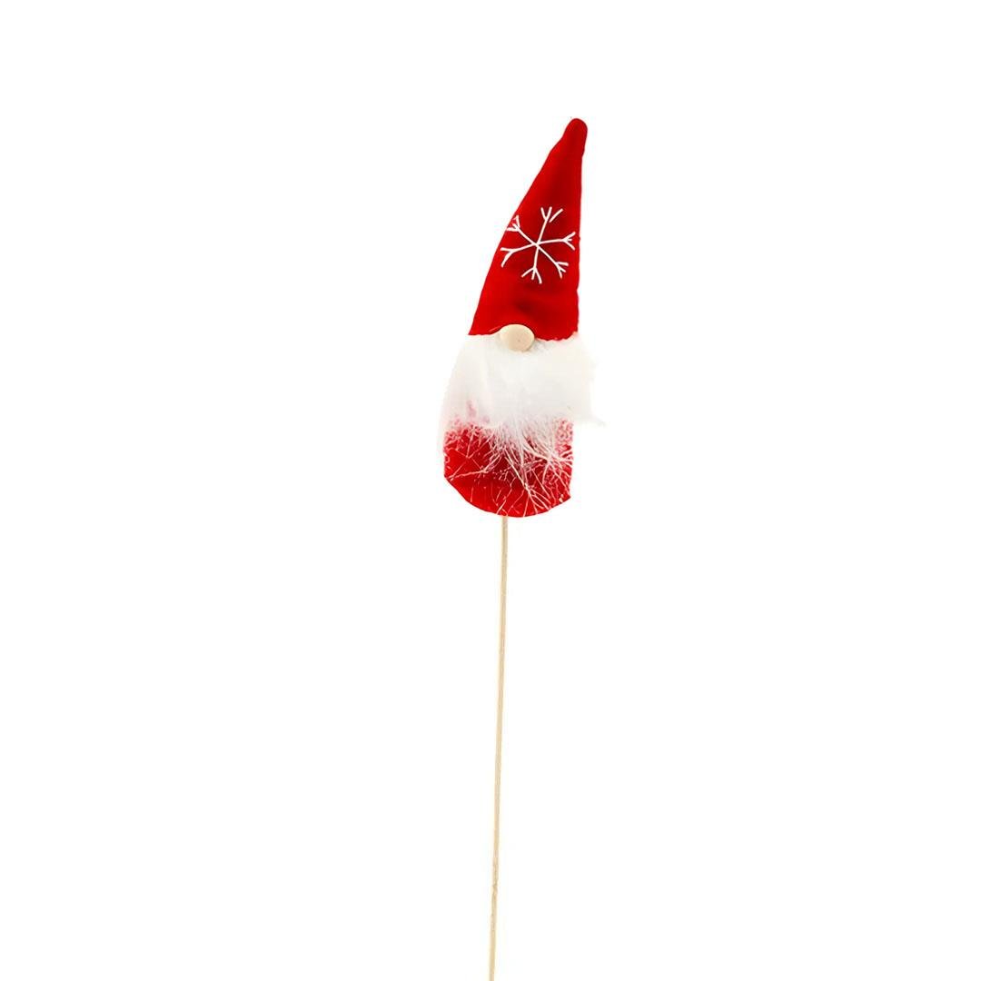 Dekoratif Noel Baba Yılbaşı Dekorları Çubuklu 40-50 Cm
