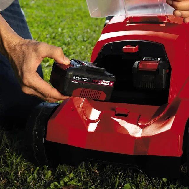 Einhell Rassaro Çim Biçme Makinesi Akülü Kömürsüz (2*4,0 Ah)