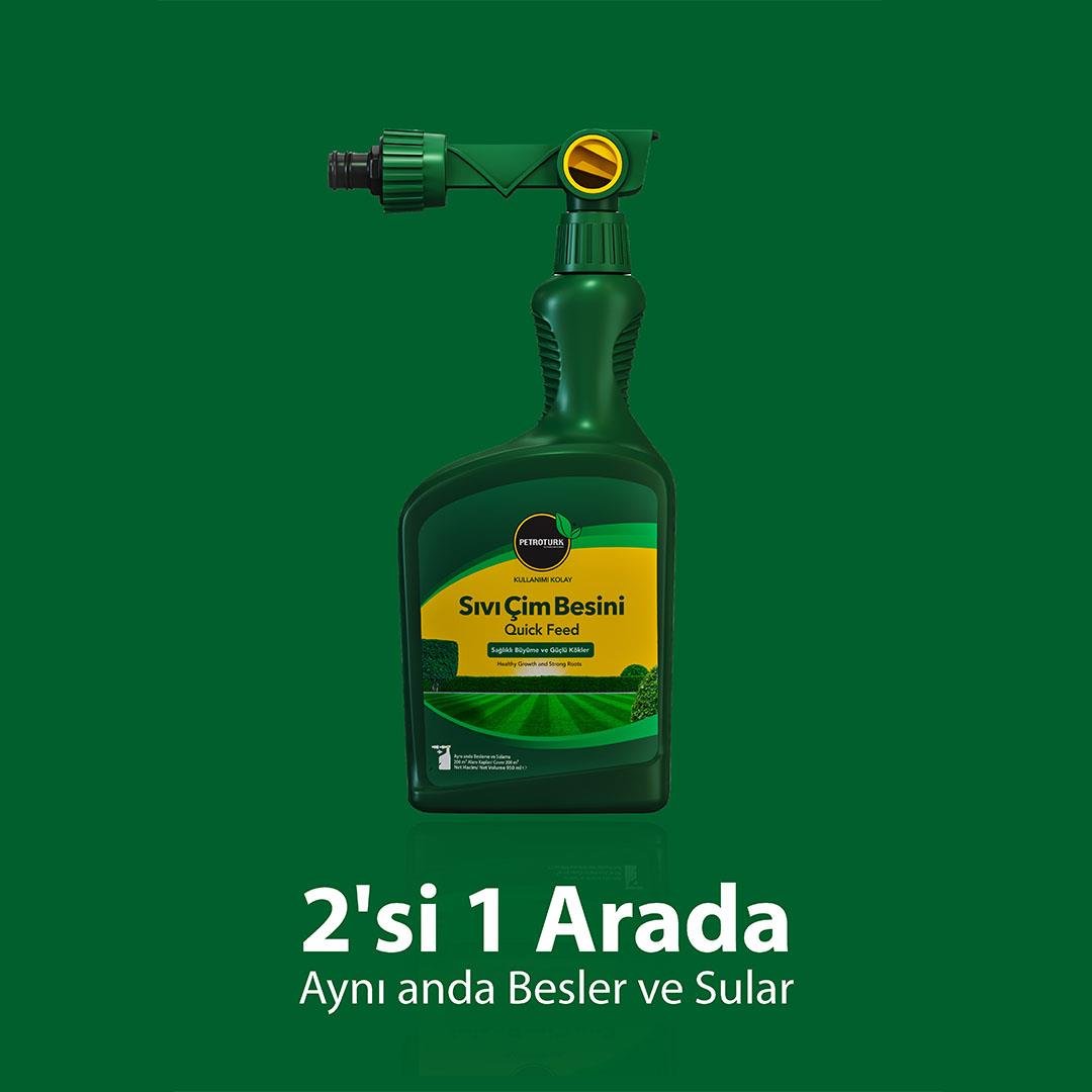 PetroTurk Çim Sıvı Bitki Besini 950 Ml