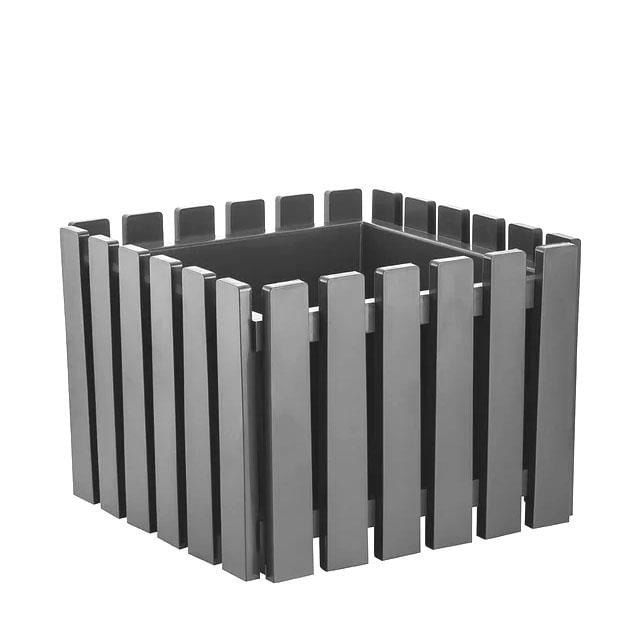 Poliwork Çit Kare Saksı 13 Lt 390*390*330 Mm