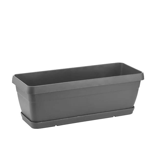 Poliwork Tabaklı Balkon Saksı 4,5 Lt 395*130*135 Mm